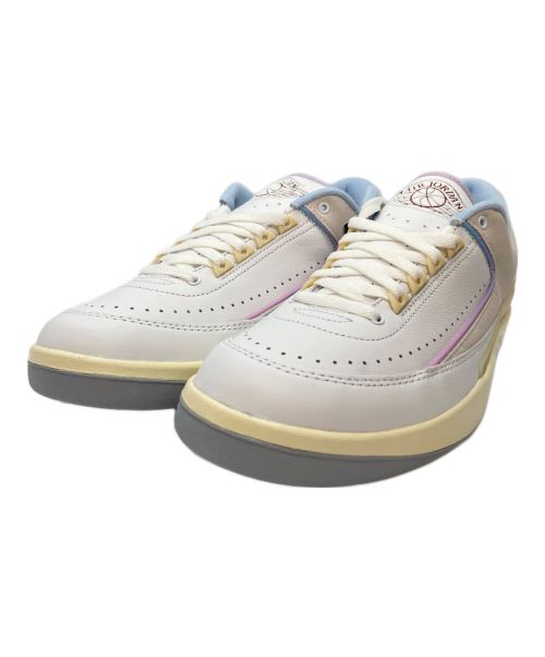 NIKE（ナイキ）NIKE (ナイキ) Women's Jordan/Wmns Air Jordan 2 Retro Low アイボリー×ホワイト サイズ:28cm 未使用品の古着・服飾アイテム