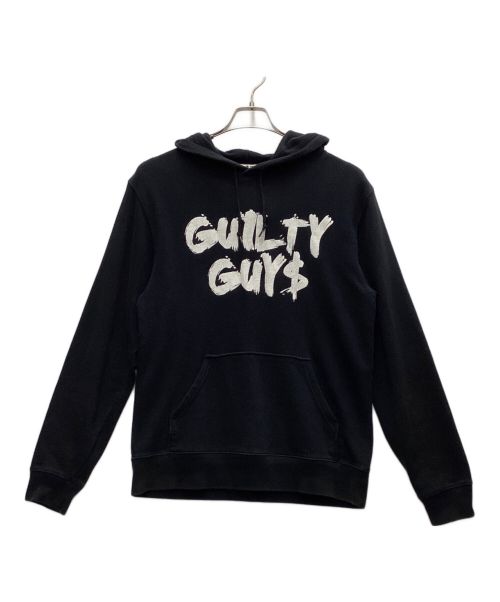 GUILTY GUYS（ギルティガイズ）GUILTY GUYS (ギルティガイズ) プルオーバーパーカー ブラック サイズ:Lの古着・服飾アイテム