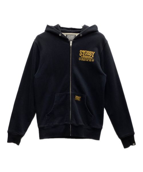 stussy（ステューシー）stussy (ステューシー) ジップパーカー ネイビー サイズ:Mの古着・服飾アイテム