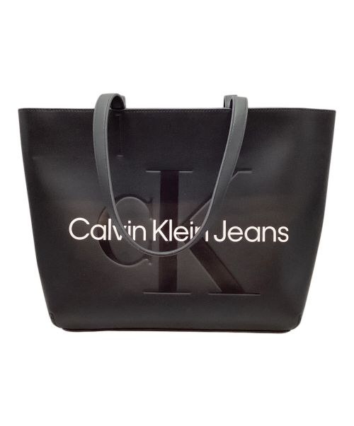 Calvin Klein Jeans（カルバンクラインジーンズ）Calvin Klein Jeans (カルバンクラインジーンズ) トートバッグ ブラックの古着・服飾アイテム