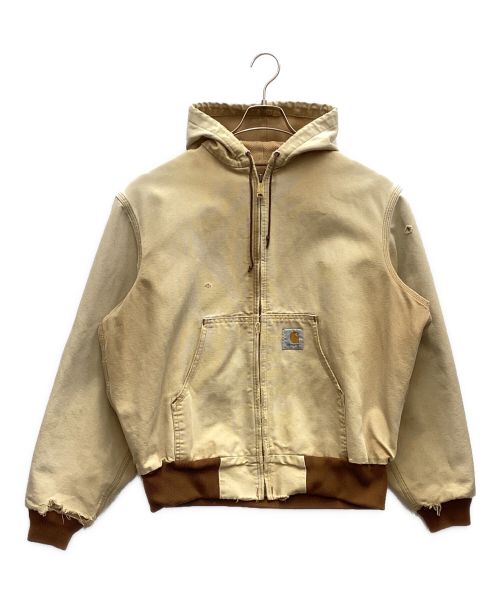 CarHartt（カーハート）CarHartt (カーハート) ダックアクティブジャケット カーキ×ブラウン サイズ:不明の古着・服飾アイテム