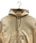 中古・古着 CarHartt (カーハート) ダックアクティブジャケット カーキ×ブラウン サイズ:不明：9000円