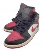 NIKEナイキ）の古着「NIKE AIR JORDAN 1 MID」｜ブラック×ワインレッド×ホワイト