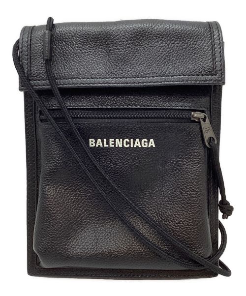 BALENCIAGA（バレンシアガ）BALENCIAGA (バレンシアガ) エクスプローラーポーチストラップ ブラックの古着・服飾アイテム