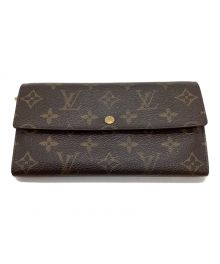 LOUIS VUITTON（ルイ ヴィトン）の古着「長財布」｜ブラウン