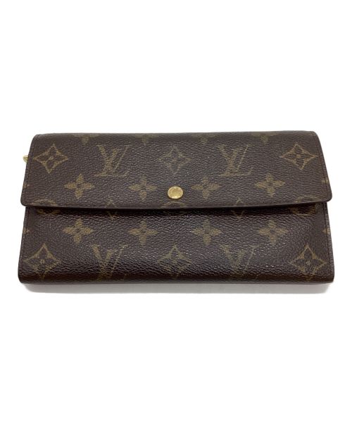 LOUIS VUITTON（ルイ ヴィトン）LOUIS VUITTON (ルイ ヴィトン) 長財布 ブラウンの古着・服飾アイテム