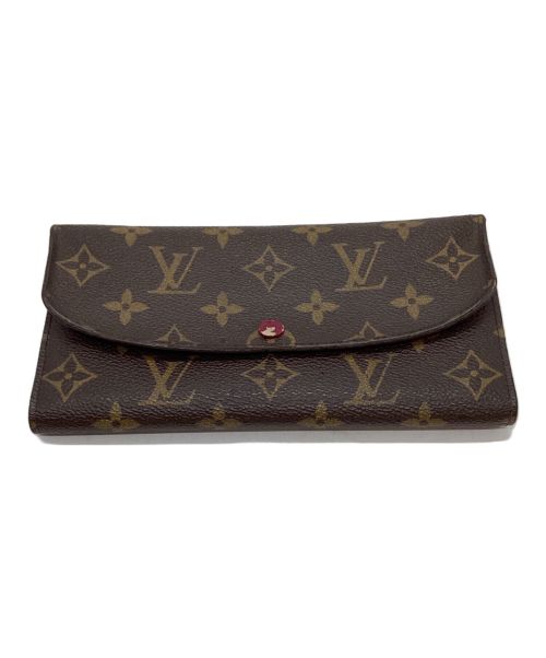 LOUIS VUITTON（ルイ ヴィトン）LOUIS VUITTON (ルイ ヴィトン) 長財布 ブラウン×ピンクの古着・服飾アイテム