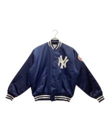 MLB×NEW YORK YANKEES（エムエルビー×ニューヨークヤンキース）の古着「スタジャン」｜ネイビー