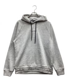 Calvin Klein（カルバンクライン）の古着「HEATHER LOGO HOODIE」｜グレー