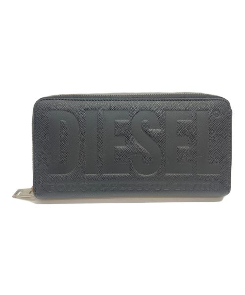 DIESEL（ディーゼル）DIESEL (ディーゼル) 長財布 ブラックの古着・服飾アイテム