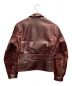 Aero LEATHER (エアロレザー) レザージャケット バーガンディー サイズ:36：35000円