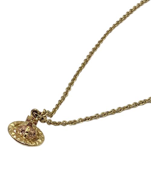 Vivienne Westwood（ヴィヴィアンウエストウッド）Vivienne Westwood (ヴィヴィアンウエストウッド) MAYFAIR SMALL ORB PENDANT ゴールドの古着・服飾アイテム