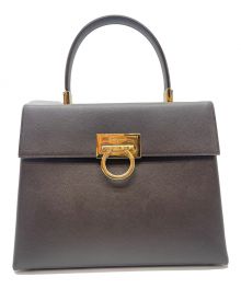 Salvatore Ferragamo（サルヴァトーレ フェラガモ）の古着「ハンドバッグ」｜ブラウン