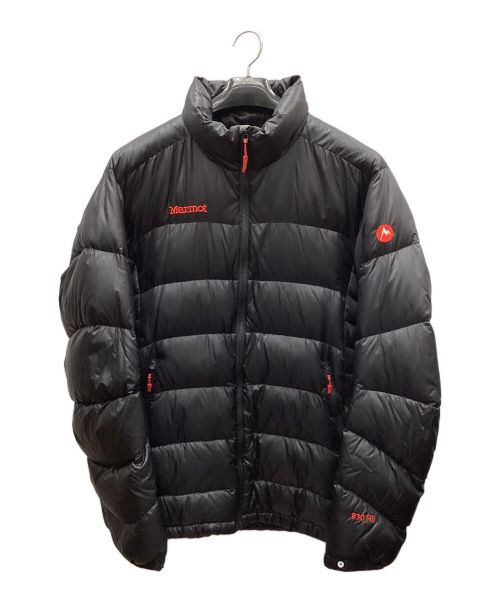 MARMOT（マーモット）MARMOT (マーモット) ダウンジャケット ブラック×レッド サイズ:XLの古着・服飾アイテム