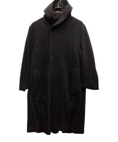 中古・古着通販】REGULATION Yohji Yamamoto (レギュレーションヨウジヤマモト) カシミヤビーバー フードコート ブラック  サイズ:1｜ブランド・古着通販 トレファク公式【TREFAC FASHION】スマホサイト