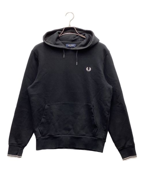 FRED PERRY（フレッドペリー）FRED PERRY (フレッドペリー) プルオーバーパーカー ブラック サイズ:Mの古着・服飾アイテム