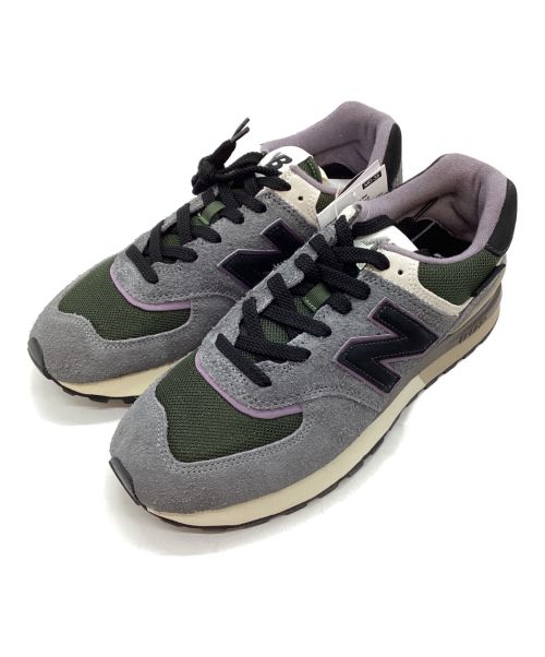 NEW BALANCE（ニューバランス）NEW BALANCE (ニューバランス) ローカットスニーカー グレー×ブラック×カーキ サイズ:27.5 未使用品の古着・服飾アイテム