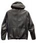 DIESEL (ディーゼル) フーデッドレザージャケット ブラック サイズ:XS：12000円