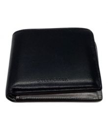 BALENCIAGA（バレンシアガ）の古着「ESSENTIAL SQUARE FOLDED COIN WALLET」｜ブラック×シルバー