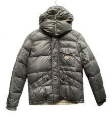 MONCLER（モンクレール）の古着「リバーシブルダウンジャケット」｜カーキ