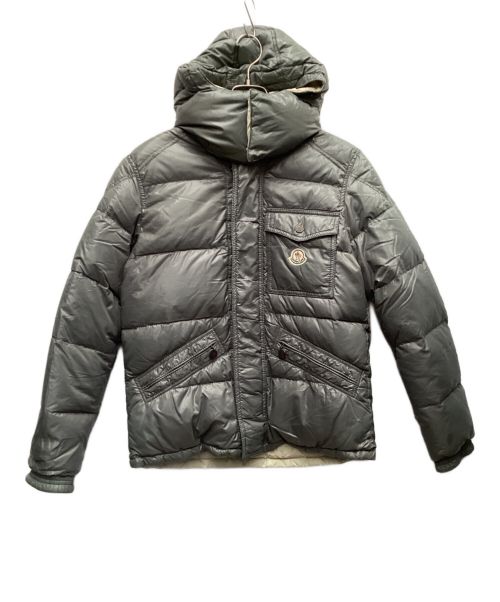 MONCLER（モンクレール）MONCLER (モンクレール) リバーシブルダウンジャケット カーキ サイズ:1の古着・服飾アイテム