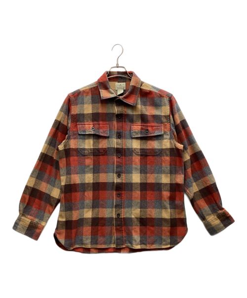 L.L.Bean（エルエルビーン）L.L.Bean (エルエルビーン) ネルシャツ レッド×ブルー×ブラウン サイズ:Lの古着・服飾アイテム