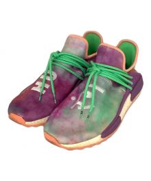 adidas× Pharrell Williams（アディダス×ファレル・ウィリアムス）の古着「Pharrell Williams × adidas Human Race NMD Holi Festival "Chalk Coral"」｜パープル×グリーン