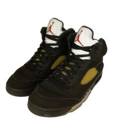 NIKE（ナイキ）の古着「Nike Air Jordan 5 Retro OG "Black/Fire Red/Metallic Silver/White" (2016)」｜ブラック×グレー