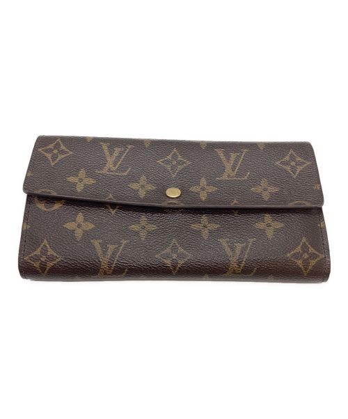 LOUIS VUITTON（ルイ ヴィトン）LOUIS VUITTON (ルイ ヴィトン) ポルトフォイユ・サラ ブラウンの古着・服飾アイテム