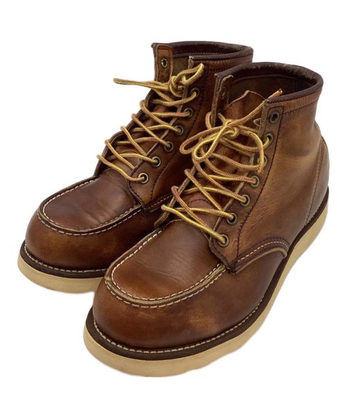 RED WING（レッドウィング）RED WING (レッドウィング) ワークブーツ ブラウン サイズ:81/2の古着・服飾アイテム