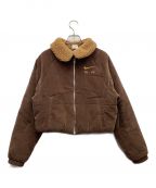 NIKEナイキ）の古着「CORDUROY WINTER JACKET」｜ブラウン