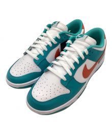 NIKE（ナイキ）の古着「Nike Dunk Low "Miami Dolphins"」｜ホワイト×ライトブルー×オレンジ