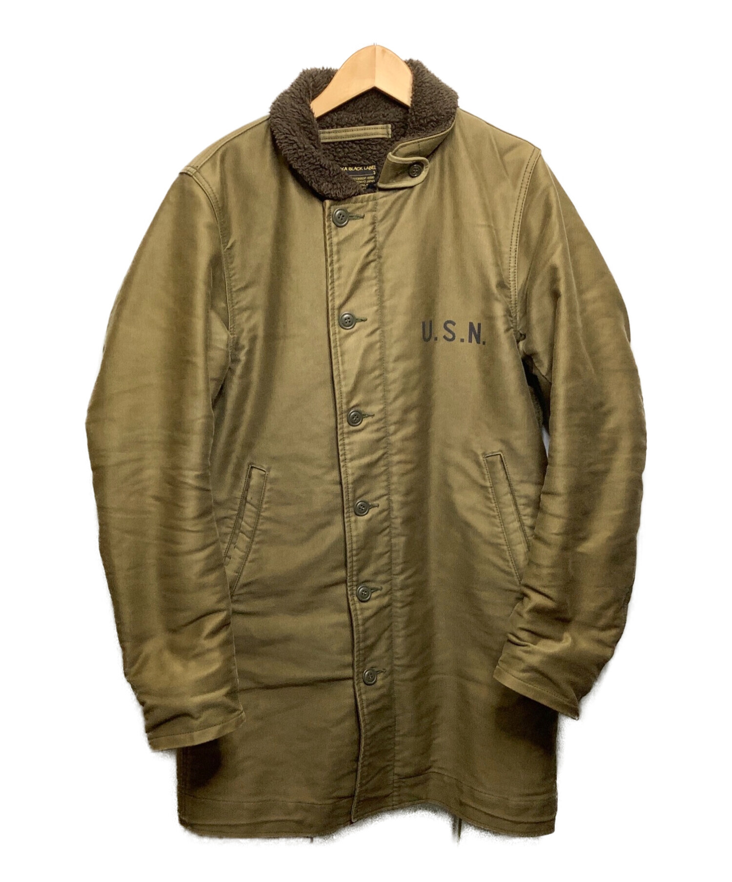 MARKA BLACK LABEL] N-1 アルパカボア デッキコート 1-