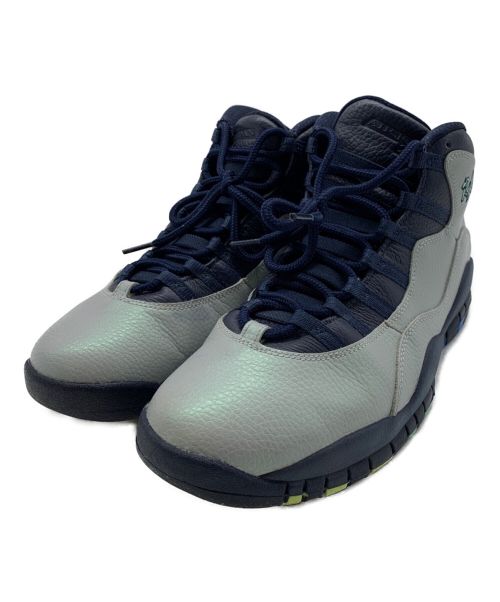 NIKE（ナイキ）NIKE (ナイキ) AIR JORDAN10 グレー×ネイビー サイズ:28の古着・服飾アイテム