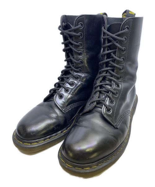 Dr.Martens（ドクターマーチン）Dr.Martens (ドクターマーチン) 10ホールブーツ ブラック サイズ:UK 8の古着・服飾アイテム