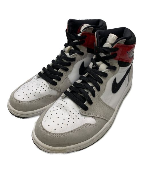 NIKE（ナイキ）NIKE (ナイキ) AIR JORDAN1 ホワイト×レッド サイズ:27.5の古着・服飾アイテム