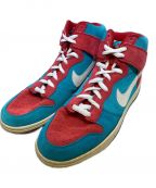 NIKEナイキ）の古着「DUNK HIGH PREMIUM SB bloody gums」｜スカイブルー×レッド