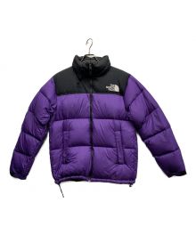 THE NORTH FACE（ザ ノース フェイス）の古着「Nuptse Jacket」｜ブラック×パープル