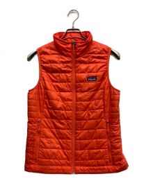 Patagonia（パタゴニア）の古着「プリマロフトベスト」｜オレンジ