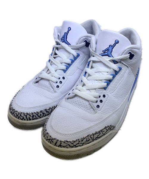 NIKE（ナイキ）NIKE (ナイキ) AIR JORDAN3 ホワイト×スカイブルー サイズ:29.5の古着・服飾アイテム