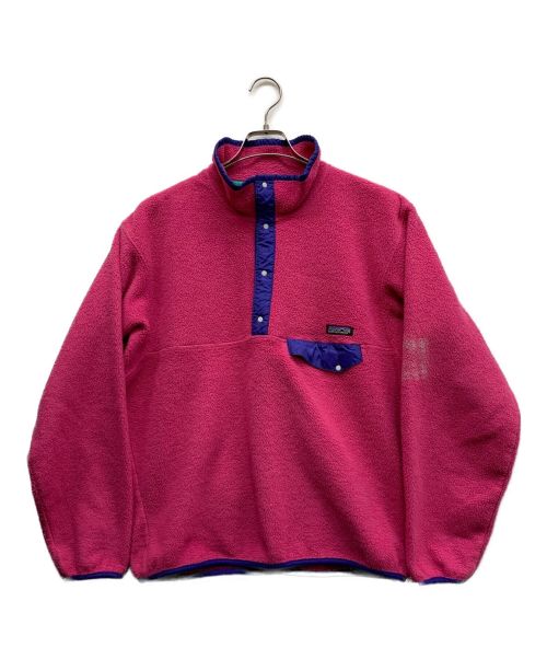 Patagonia（パタゴニア）Patagonia (パタゴニア) スナップTフリースプルオーバー ピンク サイズ:Lの古着・服飾アイテム