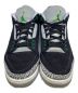 NIKE (ナイキ) AIR JORDAN 3 RETRO ブラック×グリーン サイズ:27.5：8000円