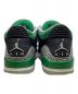 中古・古着 NIKE (ナイキ) AIR JORDAN 3 RETRO ブラック×グリーン サイズ:27.5：8000円