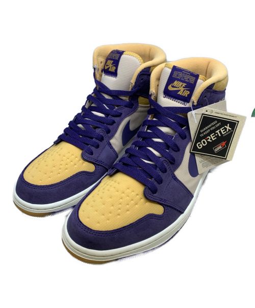 NIKE（ナイキ）NIKE (ナイキ) AIR JORDAN1 イエロー×パープル サイズ:29 未使用品の古着・服飾アイテム