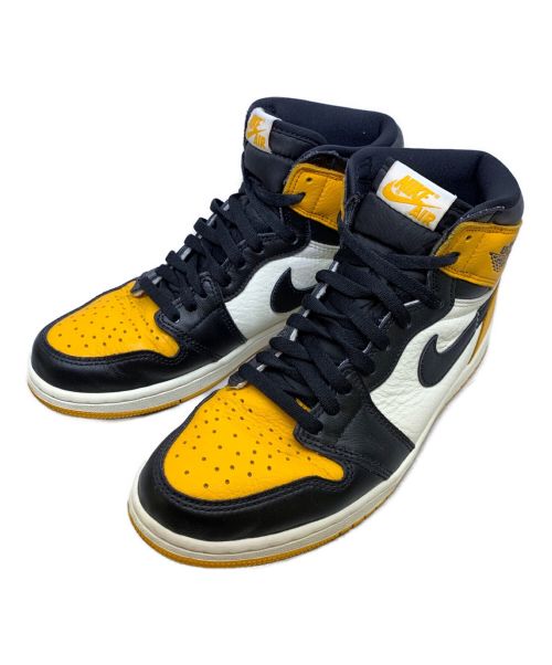 NIKE（ナイキ）NIKE (ナイキ) AIR JORDAN1 イエロー サイズ:26.5の古着・服飾アイテム