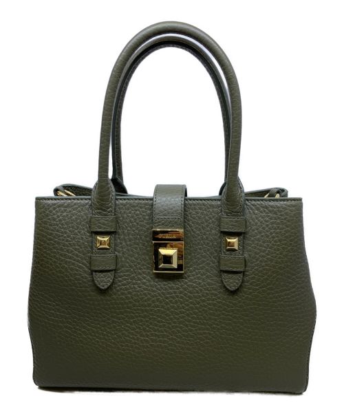 FURLA（フルラ）FURLA (フルラ) クロスショルダー2WAYバッグ カーキの古着・服飾アイテム