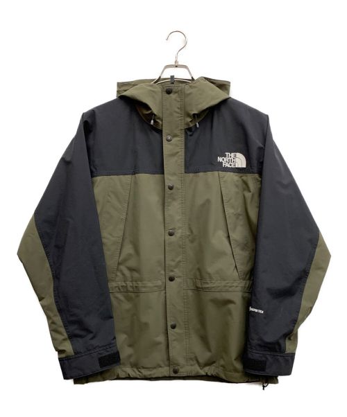 THE NORTH FACE（ザ ノース フェイス）THE NORTH FACE (ザ ノース フェイス) マウンテンライトジャケット グリーン×ブラック サイズ:Lの古着・服飾アイテム