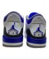 NIKE (ナイキ) AIR JORDAN 3 RETRO ホワイト×ブルー サイズ:27：12800円