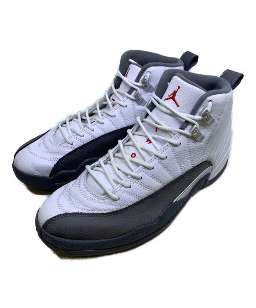 NIKE（ナイキ）NIKE (ナイキ) AIR JORDAN 12 RETRO ホワイト×グレー サイズ:27cmの古着・服飾アイテム