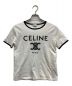 CELINE（セリーヌ）の古着「リンガーTシャツ」｜ホワイト